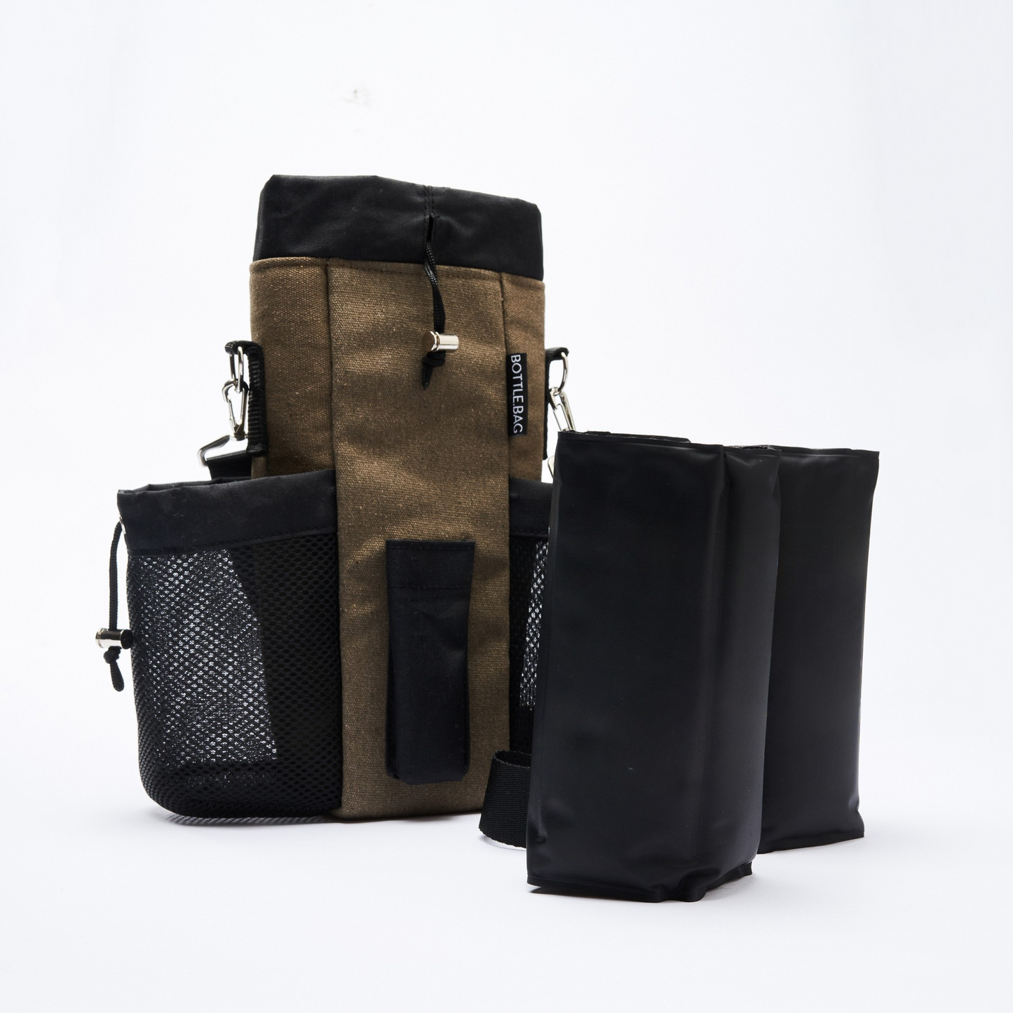 Bottle.Bag Khaki&Black 2.0 - The NEW Original