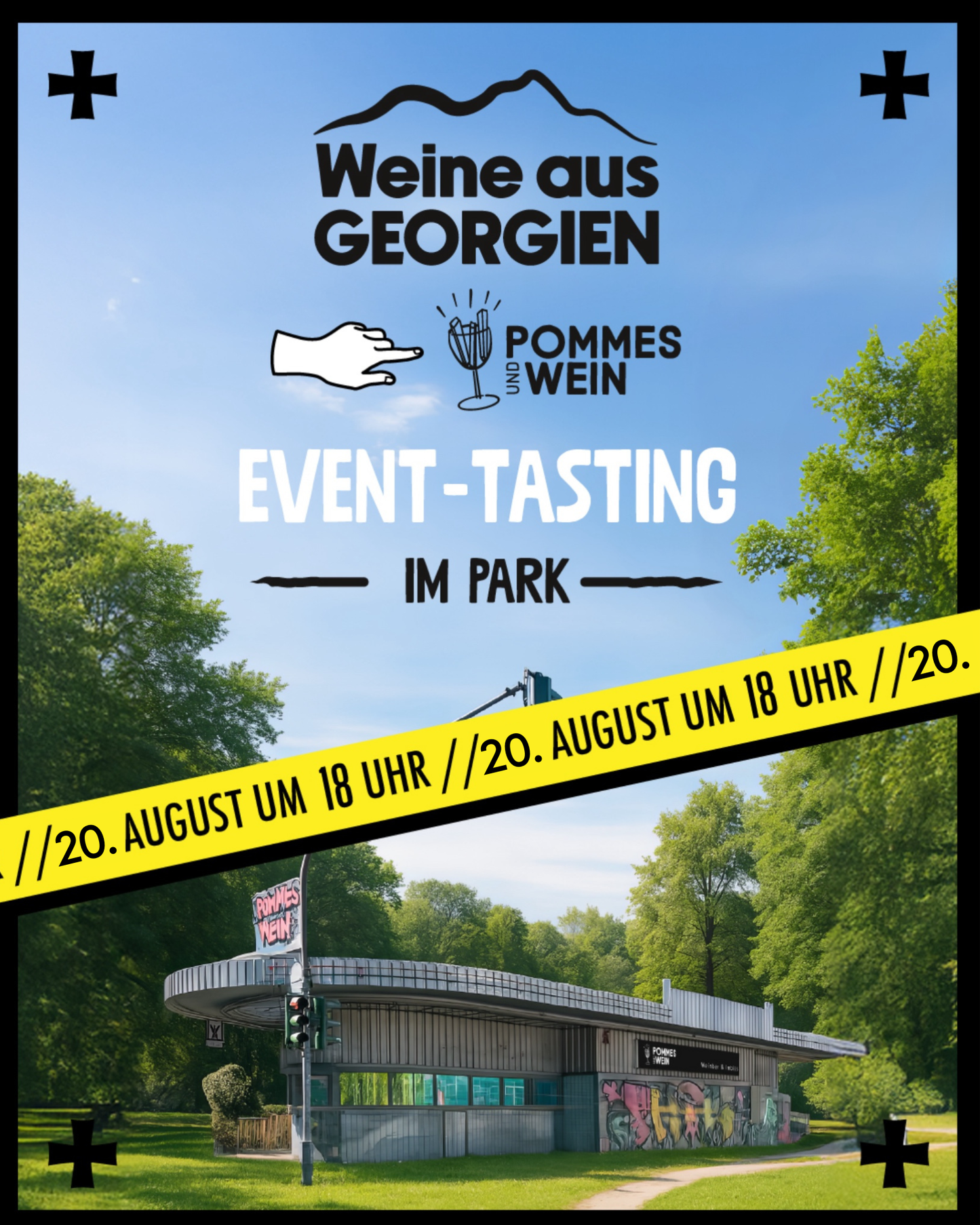 Georgische Weine im Pommes und Wein - Event Düsseldorf