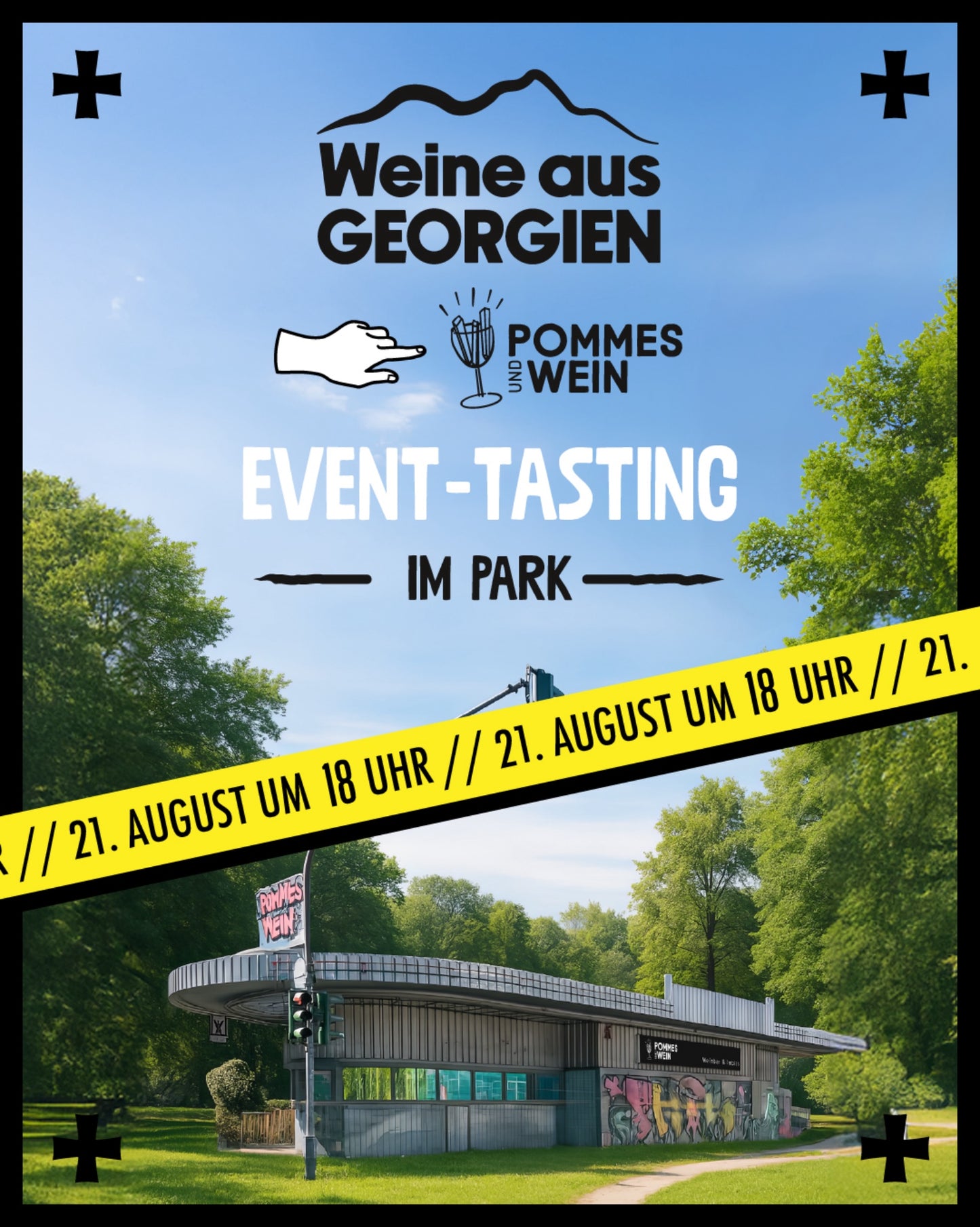 Georgische Weine im Pommes und Wein - Event Düsseldorf