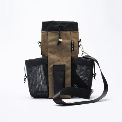 Bottle.Bag Khaki&Black 2.0 - The NEW Original