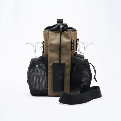 Bottle.Bag Khaki&Black 2.0 - The NEW Original