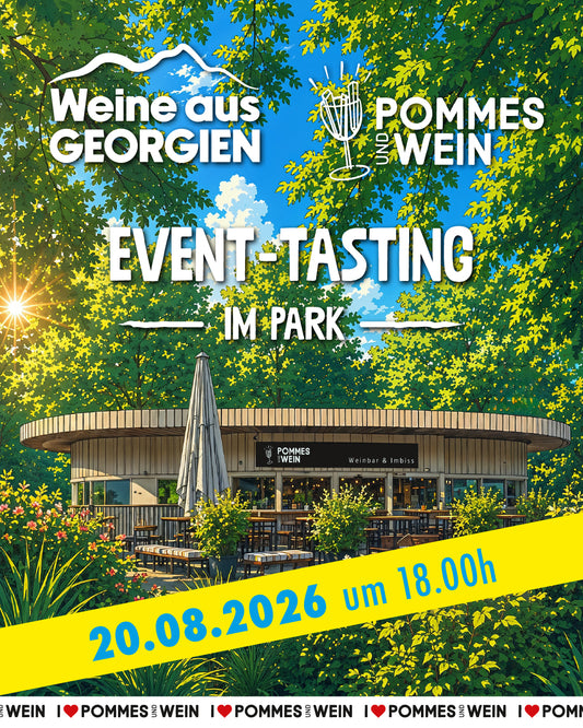 Georgische Weine im Pommes und Wein - Event Düsseldorf